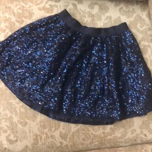 Girls Gap sequin flair skirt